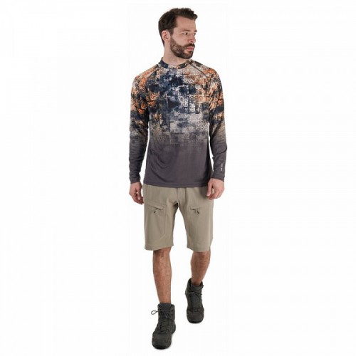 UV Блуза FHM Mark EVO V2 Print Grey Orange