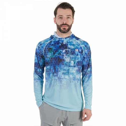 UV Блуза с качулка FHM Mark V2 Hoodie Print Blue