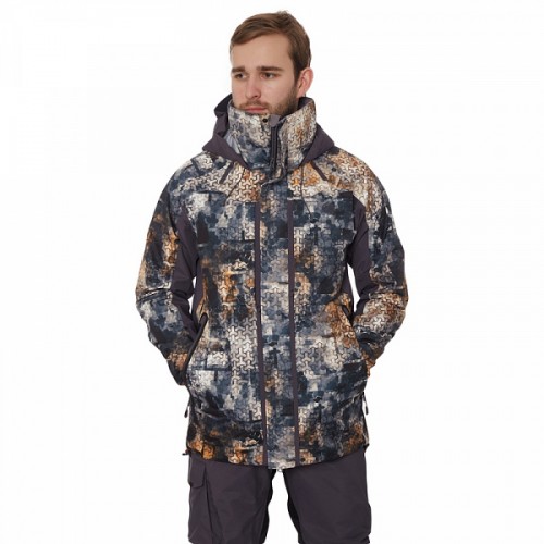 Яке FHM Jacket Guard Competition Print Grey Orange