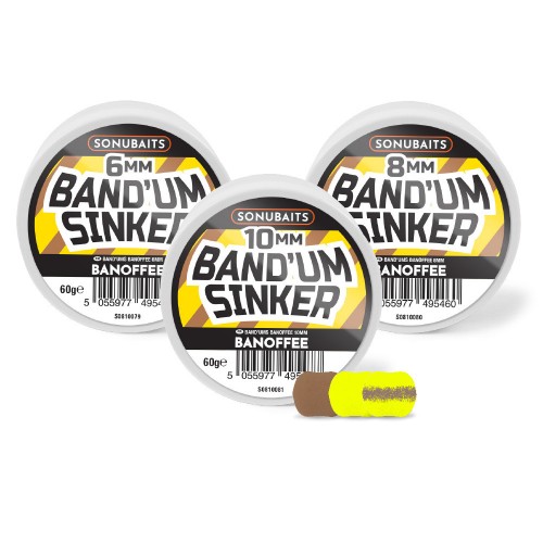 Потъващи дъмбели SONUBAITS Band'um Sinkers - Banoffee