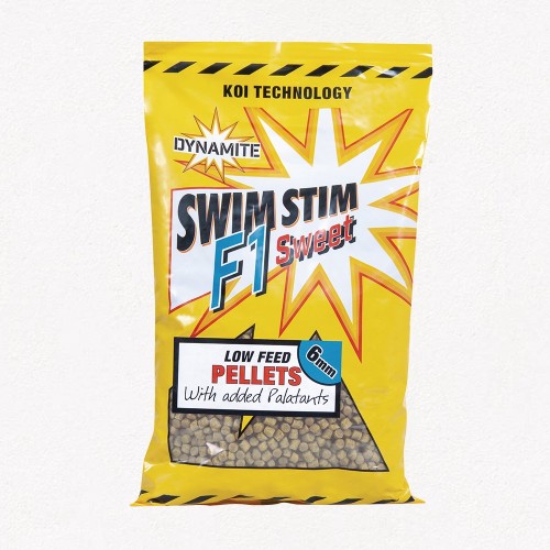 Пелети DYNAMITE BAITS Swim Stim F1 Sweet Pellets 900гр