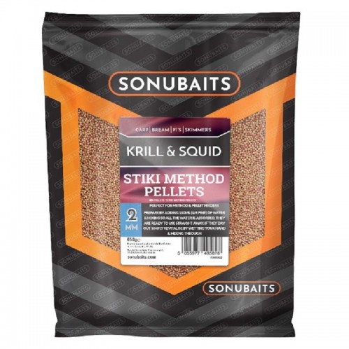 Пелети SONUBAITS Krill & Squid Stiki Method Pellets 650гр.